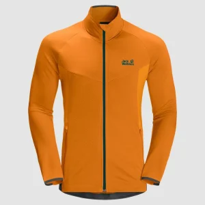 belle Tout neuf 🔔 Randonnee Pedestre Homme Jack Wolfskin Veste Jack Wolfskin Gradient 3xl ORANGE 🎉 15