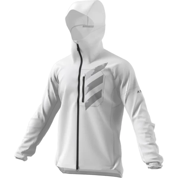 grande surprise Vente flash 🛒 Randonnee Pedestre Homme Adidas Veste Adidas Terrex Agravic Rain BLANC ❤️ 3