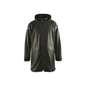 Offres ⌛ Randonnee Pedestre Adulte Blaklader Veste De Pluie Imperméable Blaklader Avec Bandes Réfléchissantes NOIR 😍 soldes pas cher 10