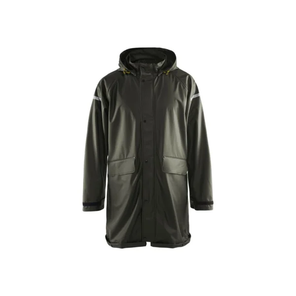 Offres ⌛ Randonnee Pedestre Adulte Blaklader Veste De Pluie Imperméable Blaklader Avec Bandes Réfléchissantes NOIR 😍 soldes pas cher 3