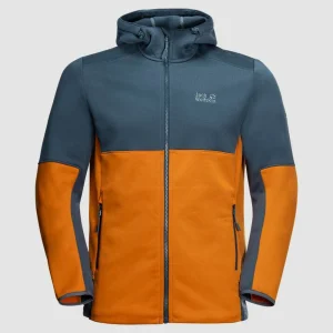 site en ligne Meilleure affaire 🎁 Randonnee Pedestre Homme Jack Wolfskin Veste De Sport Jack Wolfskin Hydro Hooded Ii ORANGE 🛒 18