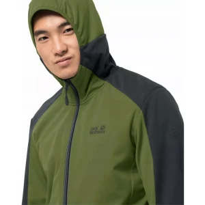 De super promotions disponibles Meilleur prix 🧨 Randonnee Pedestre Homme Jack Wolfskin Veste Jack Wolfskin Go Hike Softshell VERT 👍 14