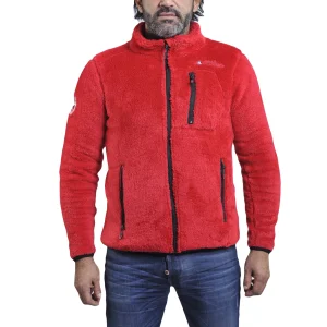 Le moins cher 🔥 Mode- Lifestyle Homme Peak Mountain Blouson Polaire Homme Carian ROUGE ❤️ soldes en ligne 18