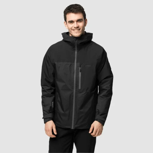 Nouveau 🎉 Randonnee Pedestre Homme Jack Wolfskin Veste Jack Wolfskin Athletic 5in1 NOIR ⭐ boutiqued en ligne 1