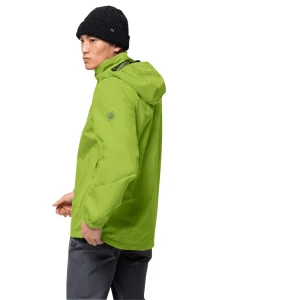 à prix d'occasion Remise 👍 Randonnee Pedestre Homme Jack Wolfskin Veste Imperméable Jack Wolfskin Stormy Point VERT 👍 9