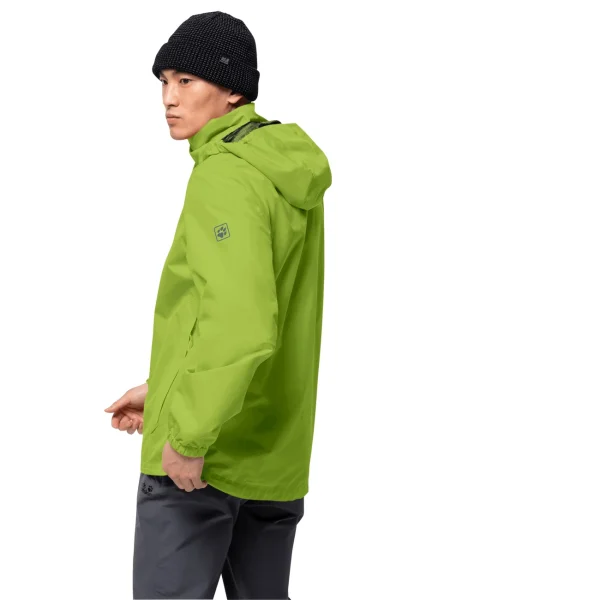 à prix d'occasion Remise 👍 Randonnee Pedestre Homme Jack Wolfskin Veste Imperméable Jack Wolfskin Stormy Point VERT 👍 3