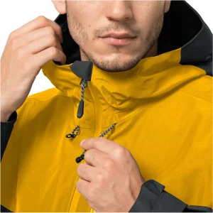 Top ventes Sortie ✔️ Randonnee Pedestre Homme Jack Wolfskin Veste Imperméable Jack Wolfskin Peak NOIR 🌟 12