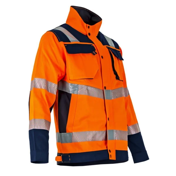 Nouveau 🛒 Randonnee Pedestre Adulte Lma Veste Col Montant Hv Renforcee Lma Ampoule ORANGE 🤩 site pas cher 1