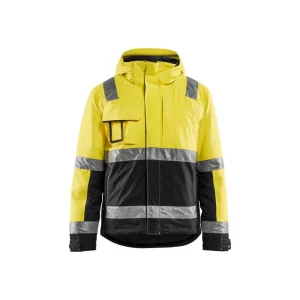 marques de renommée Grosses soldes 🥰 Randonnee Pedestre Adulte Blaklader Veste Haute Visibilité Hiver Blaklader Stretch JAUNE ⌛ 12