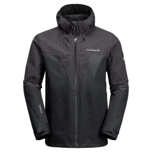 Offres 🛒 Randonnee Pedestre Homme Jack Wolfskin Veste Imperméable Jack Wolfskin Dna Rhapsody NOIR 🔔 vente pas cher 14