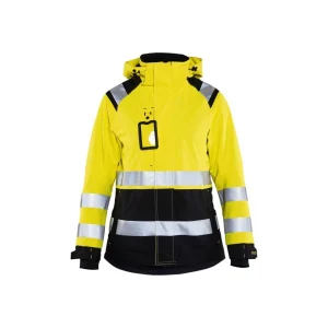 Meilleure vente 😀 Randonnee Pedestre Adulte Blaklader Veste Hardshell Imperméable Femme Blaklader Haute Visibilité JAUNE 🎉 garantis authentique 10