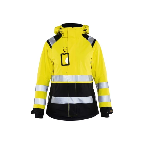 Meilleure vente 😀 Randonnee Pedestre Adulte Blaklader Veste Hardshell Imperméable Femme Blaklader Haute Visibilité JAUNE 🎉 garantis authentique 3