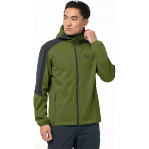 De super promotions disponibles Meilleur prix 🧨 Randonnee Pedestre Homme Jack Wolfskin Veste Jack Wolfskin Go Hike Softshell VERT 👍 16