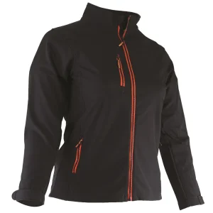 magasin en ligne france Meilleure affaire 🤩 Randonnee Pedestre Adulte Lma Veste Softshell Femme Lma Alba NOIR 👍 6