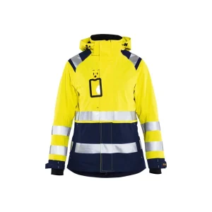 Meilleure vente 😀 Randonnee Pedestre Adulte Blaklader Veste Hardshell Imperméable Femme Blaklader Haute Visibilité JAUNE 🎉 garantis authentique 12