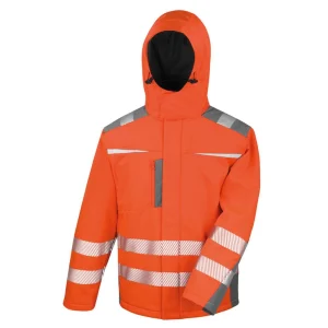 Offres 🤩 Randonnee Pedestre Adulte Result Veste Softshell Haute Visibilité Result Dynamic Softshell 🧥 Coat Classe 2 JAUNE ✨ Livraison Standard/Rapide 12