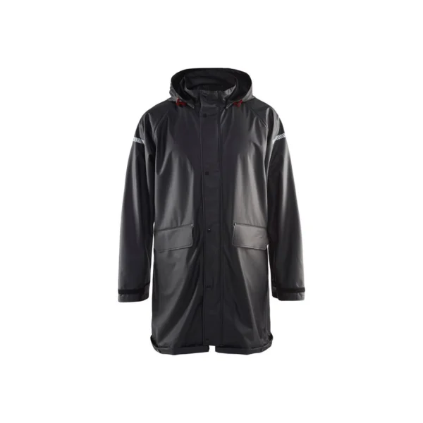 Offres ⌛ Randonnee Pedestre Adulte Blaklader Veste De Pluie Imperméable Blaklader Avec Bandes Réfléchissantes NOIR 😍 soldes pas cher 4