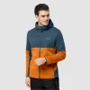 site en ligne Meilleure affaire 🎁 Randonnee Pedestre Homme Jack Wolfskin Veste De Sport Jack Wolfskin Hydro Hooded Ii ORANGE 🛒 10