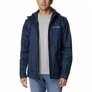 Acheter Tout neuf ⭐ Randonnee Pedestre Homme Columbia Veste Imperméable Columbia Pouring Adventure Ii BLEU 👍 18