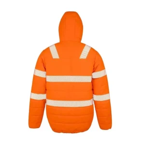 qualité d’originales Top 10 😀 Randonnee Pedestre Adulte Result Veste Haute Visibilité En Polyester Recyclé Result ORANGE 🎉 18