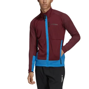 magasin pour Budget ✨ Randonnee Pedestre Homme Adidas Veste De Randonnée Adidas Terrex Tech Flooce ROUGE 🥰 12