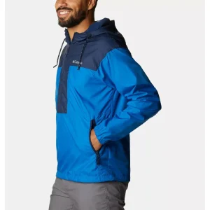 Couleurs variées Coupon 🎁 Randonnee Pedestre Homme Columbia Veste Columbia Flash Challenger Anorak BLEU ⌛ 15