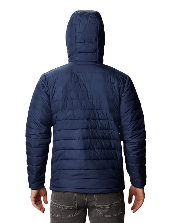 mode pas chere Le moins cher 👍 Montagne Homme Columbia Columbia Powder Lite Hooded BLEU 👍 3