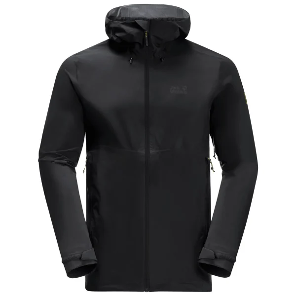 Retour gratuit en magasin. Coupon ⌛ Randonnee Pedestre Homme Jack Wolfskin Veste Imperméable Jack Wolfskin Highest Peak NOIR 🎉 1