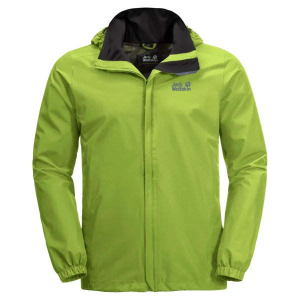 à prix d'occasion Remise 👍 Randonnee Pedestre Homme Jack Wolfskin Veste Imperméable Jack Wolfskin Stormy Point VERT 👍 6