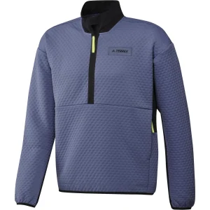 Le moins cher ✔️ Randonnee Pedestre Homme Adidas Polaire Adidas Terrex Hike 1/2 Zip Fleece VIOLET ❤️ Paris 12