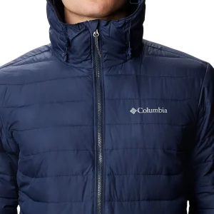 mode pas chere Le moins cher 👍 Montagne Homme Columbia Columbia Powder Lite Hooded BLEU 👍 14