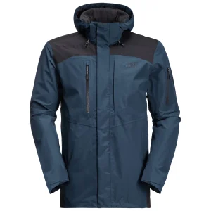 Le moins cher 💯 Randonnee Pedestre Homme Jack Wolfskin Veste Imperméable Jack Wolfskin Activate Tour BLEU 🔥 nouvelle saison 14