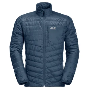 Livraison rapide De gros 💯 Randonnee Pedestre Homme Jack Wolfskin Veste Imperméable Jack Wolfskin Routeburn BLEU 😍 18