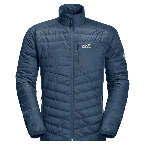 Livraison rapide De gros 💯 Randonnee Pedestre Homme Jack Wolfskin Veste Imperméable Jack Wolfskin Routeburn BLEU 😍 7