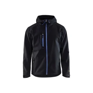 vente à bas prix Meilleure vente 👍 Randonnee Pedestre Adulte Blaklader Veste Softshell À Capuche Blaklader NOIR 🛒 16