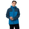 Pas Cher Magasin Soldes Offres 🎉 Randonnee Pedestre Homme Jack Wolfskin Veste Imperméable Jack Wolfskin Go Hike BLEU 👏 8