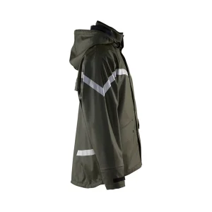 Satisfait ou Remboursé Nouveau ❤️ Randonnee Pedestre Adulte Blaklader Veste De Pluie Blaklader Imperméable Et Coupe-vent VERT ✔️ 18