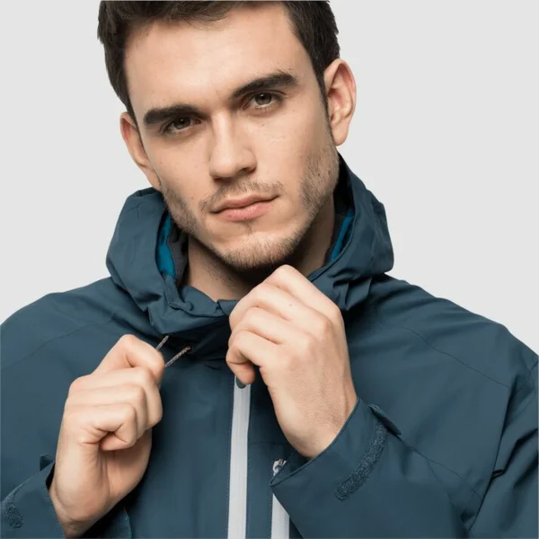 Meilleur prix 💯 Randonnee Pedestre Homme Jack Wolfskin Veste Jack Wolfskin Eagle Peak 3xl BLEU ✨ achetez pas cher 1