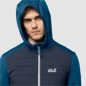 Remise ✔️ Randonnee Pedestre Homme Jack Wolfskin Polaire Jack Wolfskin Crossing Peak 3xl BLEU 🛒 économies garanties 14