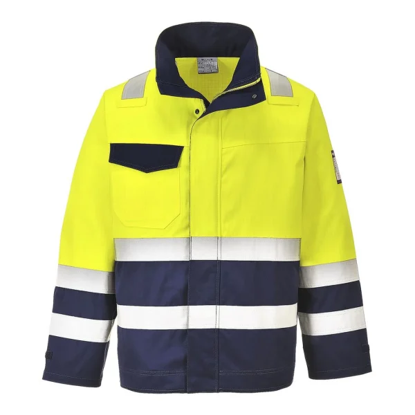 Le moins cher 💯 Randonnee Pedestre Adulte Portwest Veste Haute Visibilité Multirisques Portwest Modaflame JAUNE 🤩 achat pas cher 6