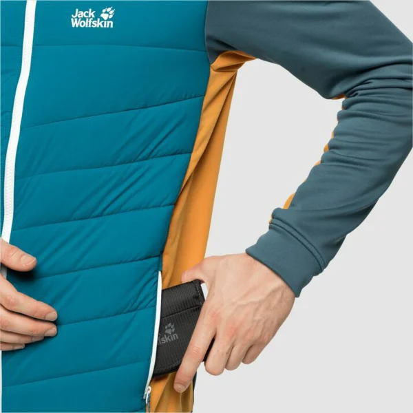 Retour Gratuit De gros 😉 Randonnee Pedestre Homme Jack Wolfskin Polaire Jack Wolfskin Crossing Peak BLEU 🎉 7