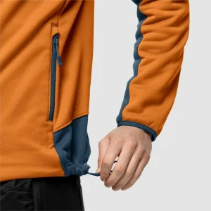 site en ligne Meilleure affaire 🎁 Randonnee Pedestre Homme Jack Wolfskin Veste De Sport Jack Wolfskin Hydro Hooded Ii ORANGE 🛒 16