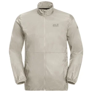 Offres 🔔 Randonnee Pedestre Homme Jack Wolfskin Veste Imperméable Jack Wolfskin Pack & Go Windshell GRIS 🌟 site pas cher 16