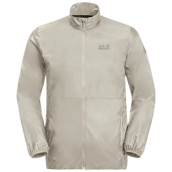 Offres 🔔 Randonnee Pedestre Homme Jack Wolfskin Veste Imperméable Jack Wolfskin Pack & Go Windshell GRIS 🌟 site pas cher 6