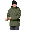 Sortie 😍 Randonnee Pedestre Homme Jack Wolfskin Veste Imperméable Jack Wolfskin Stormy Point VERT 🥰 REMISE allant jusqu. 22