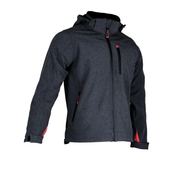 SOLDES TOUT À Acheter 🔥 Randonnee Pedestre Adulte Lma Veste Softshell Lma Treillis GRIS 😀 1