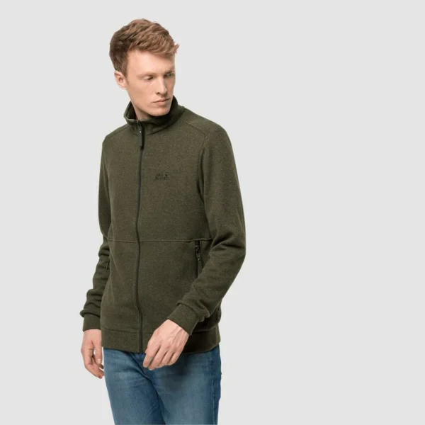 De gros 😍 Randonnee Pedestre Homme Jack Wolfskin Veste Jack Wolfskin Finley VERT 🛒 vente à bas prix 4