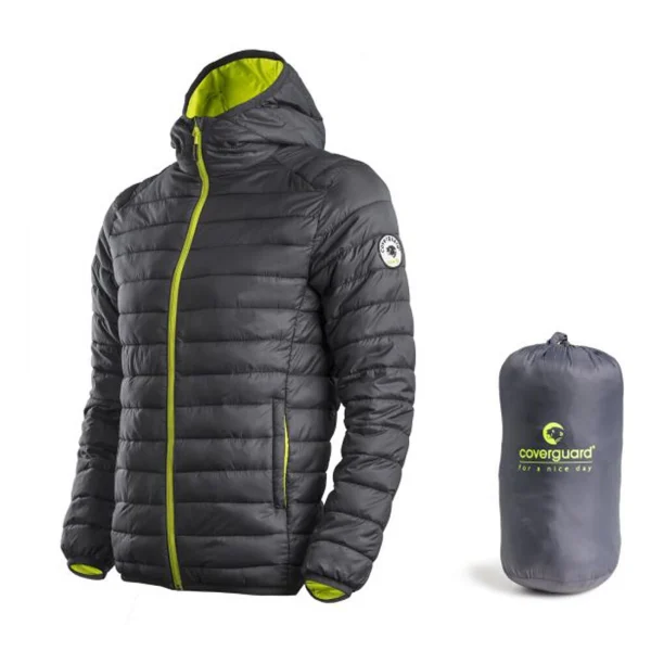 De Qualité Promo 🧨 Randonnee Pedestre Adulte Coverguard Veste Légère Matelassée Coverguard Kuma GRIS 👍 3