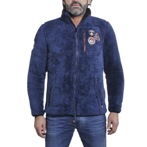 acheter Sortie 🔥 Mode- Lifestyle Homme Peak Mountain Blouson Polaire Homme Cavian BLEU ✔️ 12