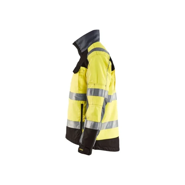 pas cher Bon marché 🤩 Randonnee Pedestre Adulte Blaklader Veste Haute Visibilité Hiver Blaklader Transport JAUNE 🌟 1